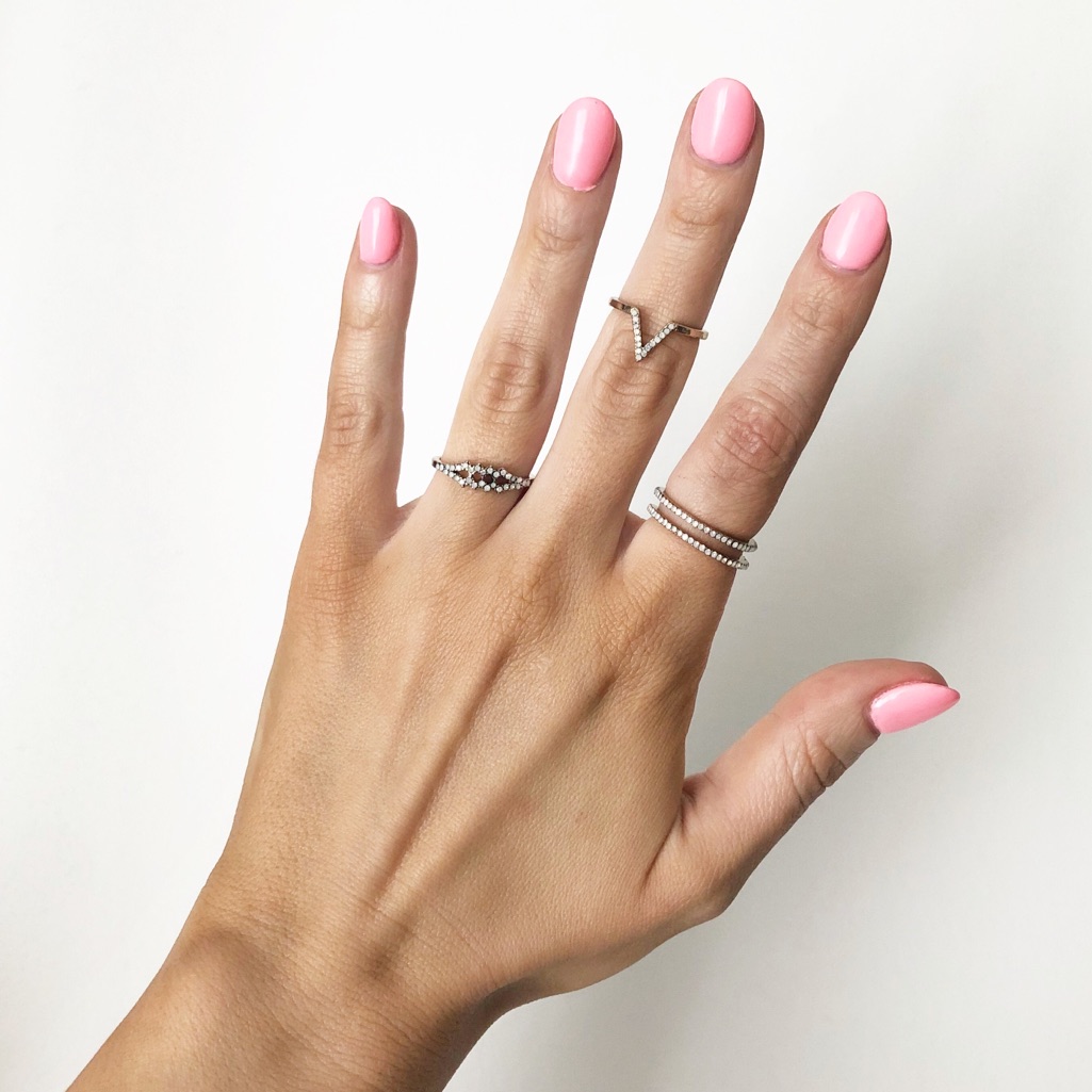 Express Size 6 Gold Stackable Ring Set